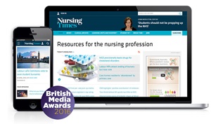 Nursing Times - Website of the Year - British Media Awards 2016