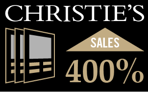 christies sales increase